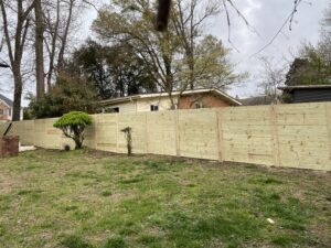 Privacy Wood Fence Installation
