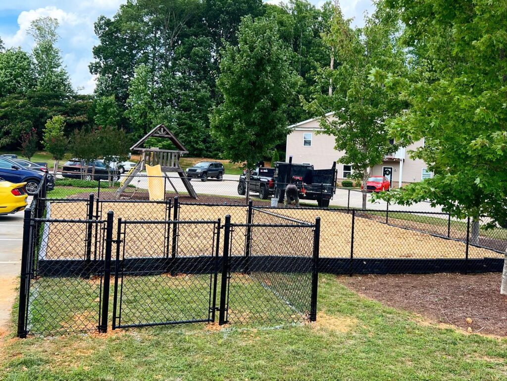 chain link fence installation