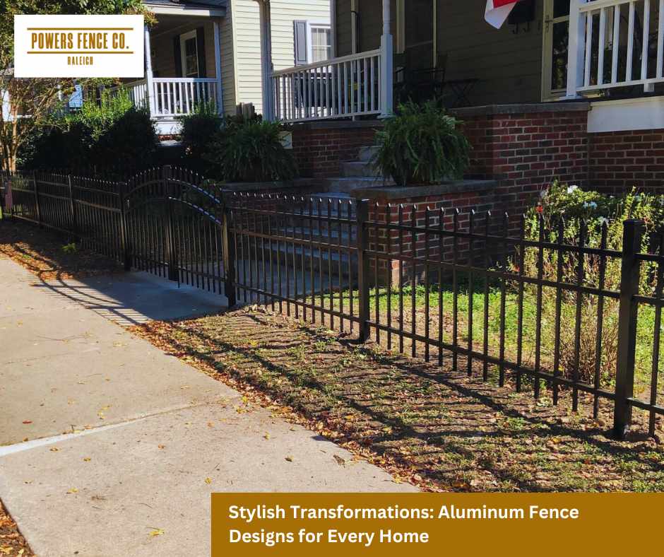 Stylish Transformations: Aluminum Fence Designs for Every Home