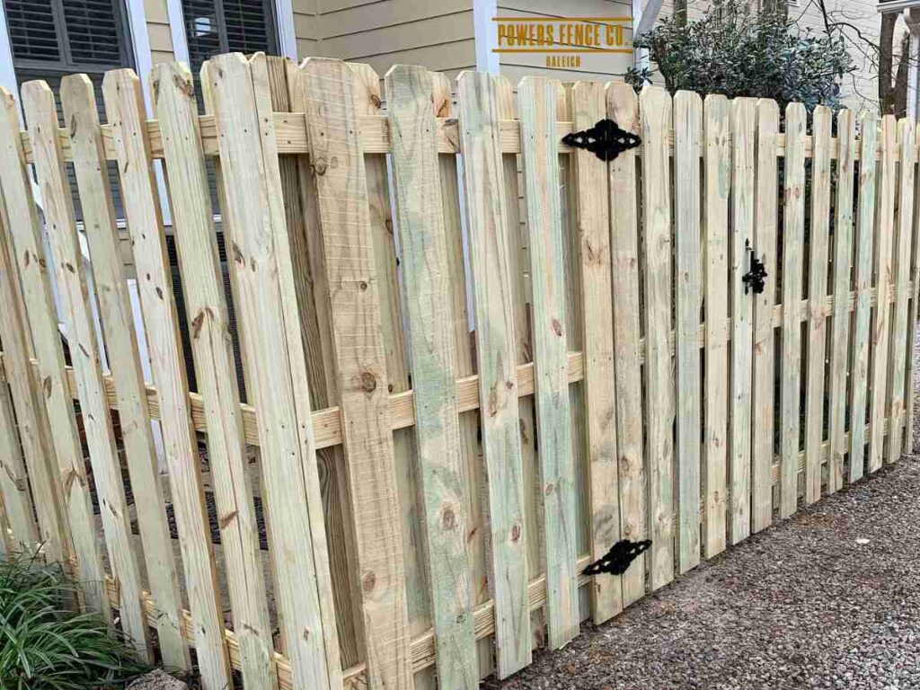 Shadow Box Privacy Fence