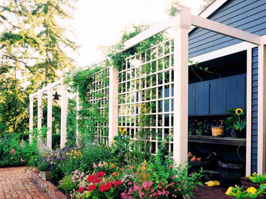 trellis fence panels privacy