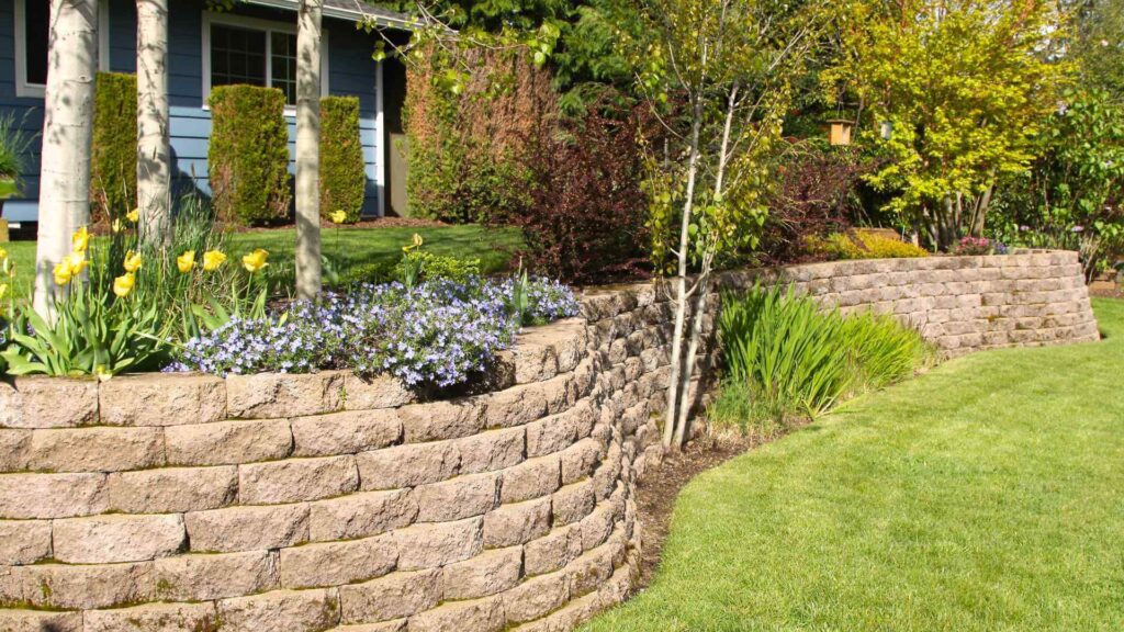Powers Fence Co Retaining Wall Fence 4