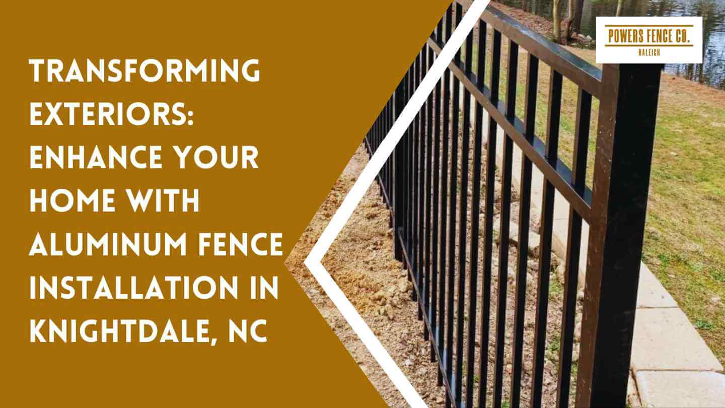 aluminum fencing