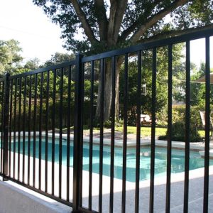 Aluminum 2 rail Fence